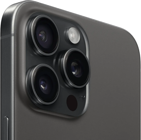 Смартфон Apple iPhone 15 Pro Max 256GB (черный титан) Б/У (категория С)