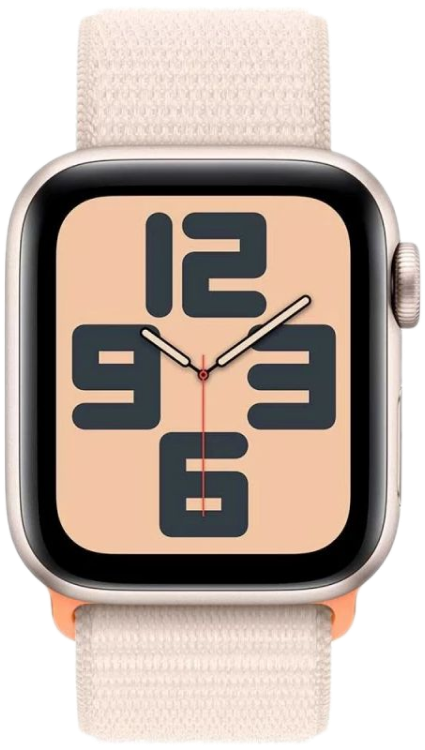 Умные часы Apple Watch Series SE (2023) 40mm Aluminium with Sport Loop (сияющая звезда) Б/У