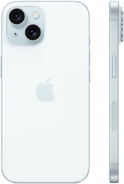 Смартфон Apple iPhone 15 256GB (голубой)