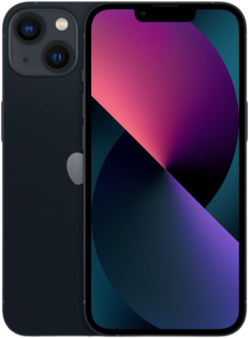Смартфон Apple iPhone 13 128GB (темная ночь) 