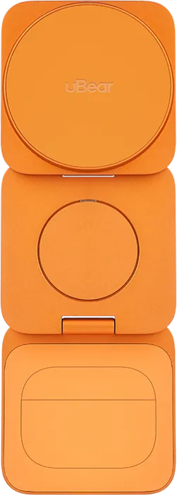 Беспроводная зарядка uBear Balance Slim 25W (космический оранжевый)