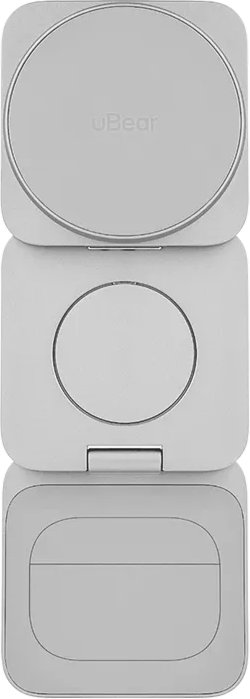 Беспроводная зарядка uBear Balance Slim 25W (серебристый)
