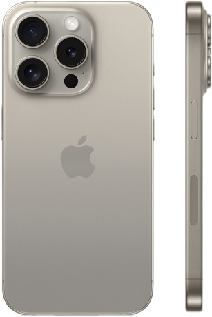 Смартфон Apple iPhone 15 Pro 256GB (природный титан) Б/У (категория A)