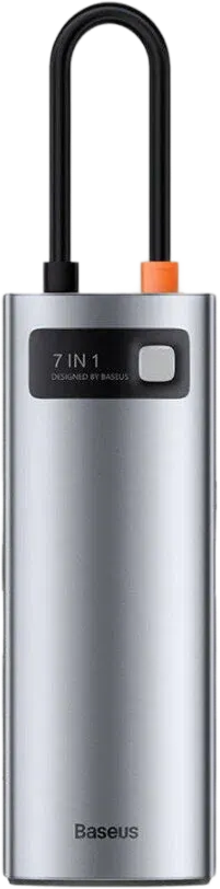 Изображение Baseus Metal Gleam Series 7-in-1 Multifunctional Type-C HUB Docking Station