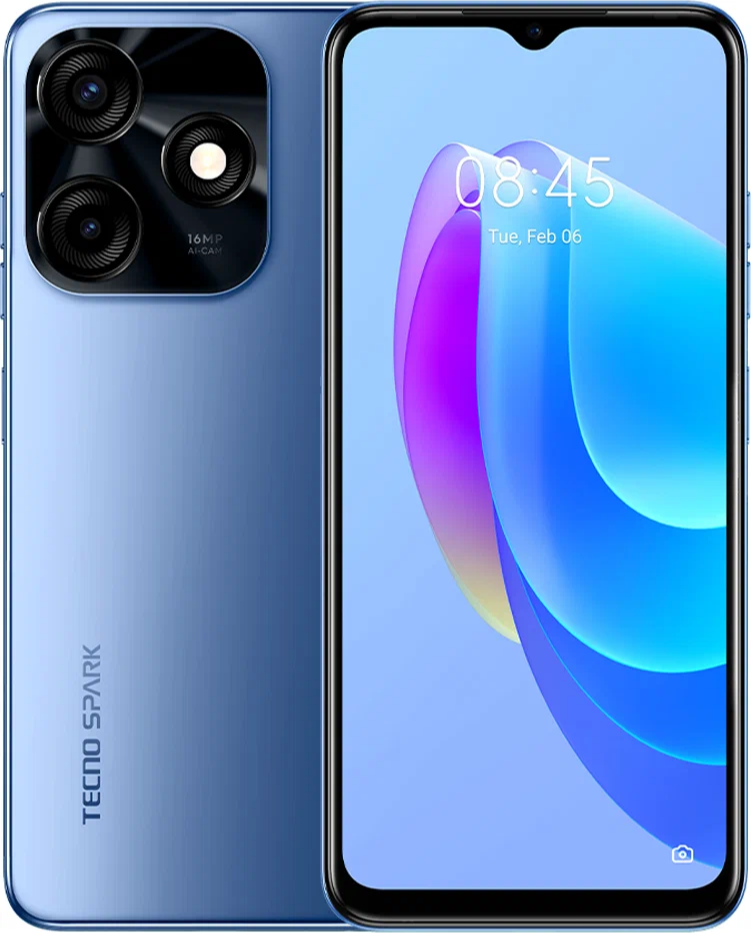 TECNO Spark 10C 4/64 ГБ (синий) Фото TECNO Spark 10C 4/64 ГБ (синий)