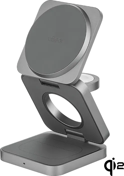 Беспроводная зарядка uBear Balance Ultra 15W (серый)