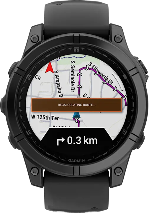 Умные часы Garmin Fenix E 47mm Amoled (серый/черный)
