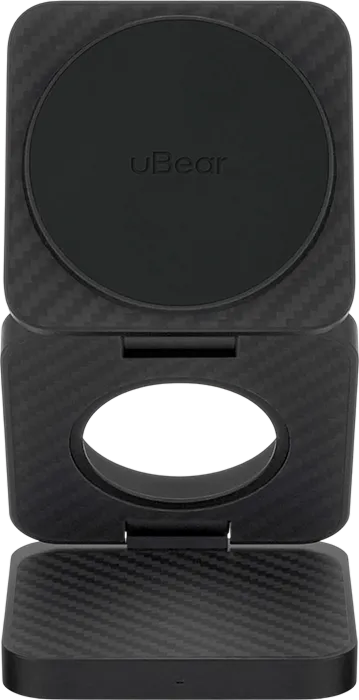 Беспроводная зарядка uBear Balance Supreme Kevlar 25W (черный)