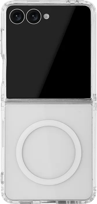 Чехол uBear Real Mag для Samsung Galaxy Z Flip 7 (прозрачный)