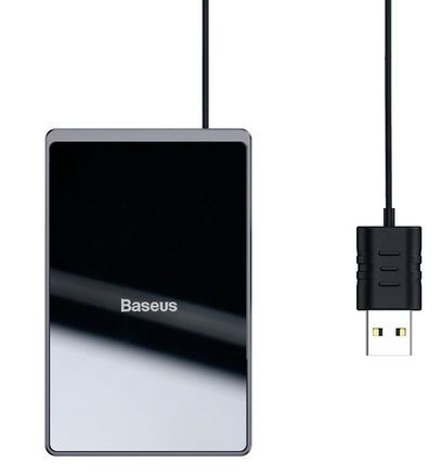 Фото Baseus Card Ultra-thin Wireless Charger (черный) 