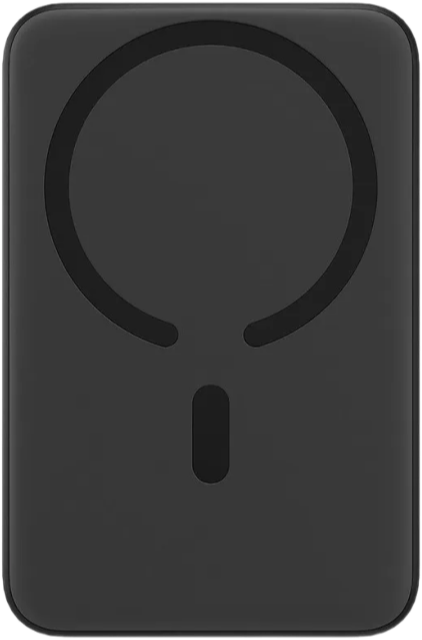 Внешний аккумулятор Baseus Magnetic Mini Wireless Charge Power Bank с кабелем 2022 (6000 mAh, черный)