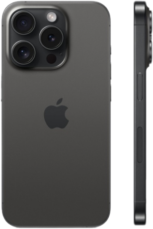 Смартфон Apple iPhone 15 Pro 128GB 2 sim (титановый черный), без RuStore