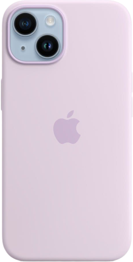Оригинальный чехол Apple iPhone 14 Silicone Case with MagSafe (лиловый)
