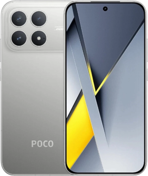 Смартфон POCO F8 Pro 12/256GB (серебристый)