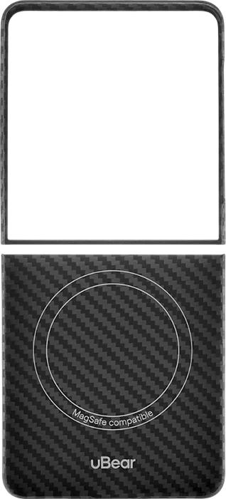 Чехол uBear Supreme для Samsung Galaxy Z Flip 7 (черный)