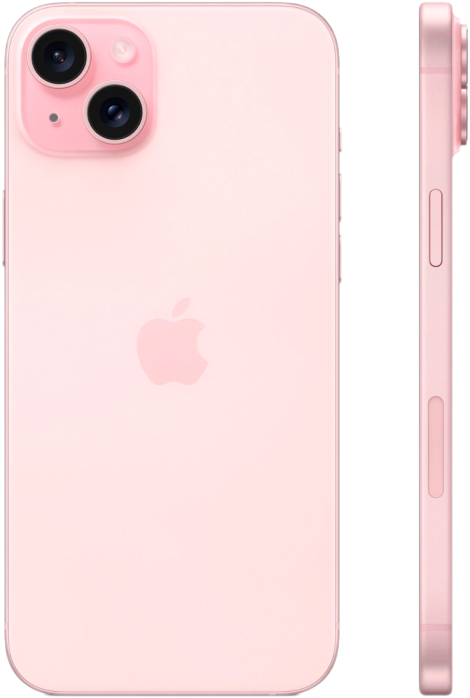 Смартфон Apple iPhone 15 Plus 128GB (розовый) Б/У (категория Б)