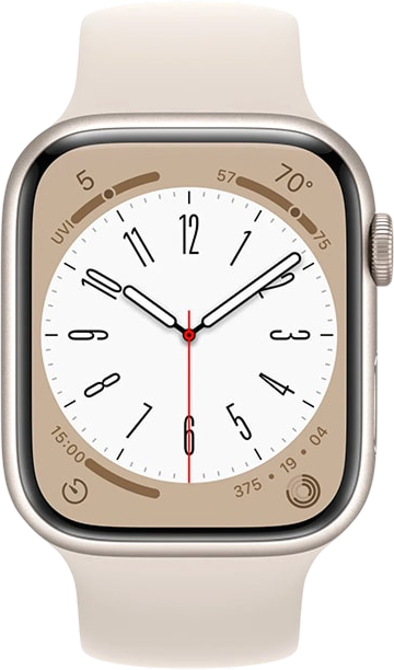 Умные часы Apple Watch Series 8 41mm Aluminium with Sport Band (сияющая звезда) S/M (Б/У)