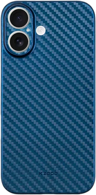 Чехол KZDOO Air Carbon для Apple iPhone 16 (синий)