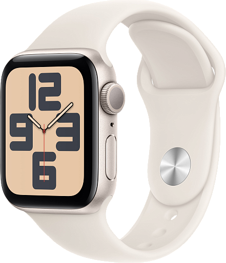 Умные часы Apple Watch SE 2 (2024) 44mm with Sport Band (сияющая звезда) M/L, без RuStore