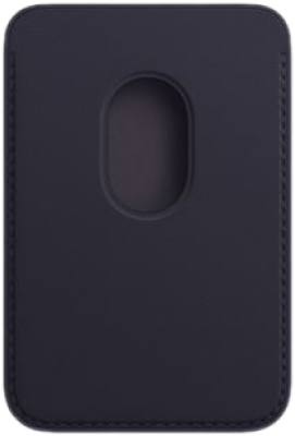 Оригинальный чехол Apple iPhone Leather Wallet with MagSafe (чернила)