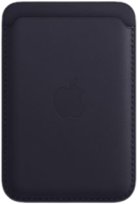 Оригинальный чехол Apple iPhone Leather Wallet with MagSafe (чернила)