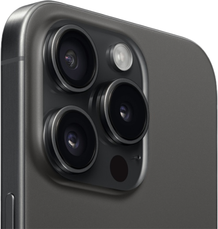Смартфон Apple iPhone 15 Pro 256GB (черный титан) Б/У (категория A)
