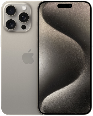Смартфон Apple iPhone 15 Pro Max 512GB (природный титановый)