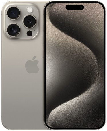 Смартфон Apple iPhone 15 Pro 256GB (природный титан) Б/У (категория A) 2 SIM