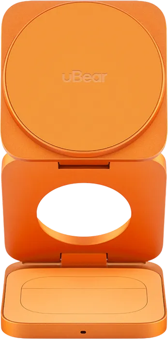 Беспроводная зарядка uBear Balance Slim 25W (космический оранжевый)