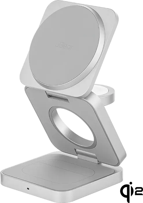 Беспроводная зарядка uBear Balance Ultra 15W (серебристый)