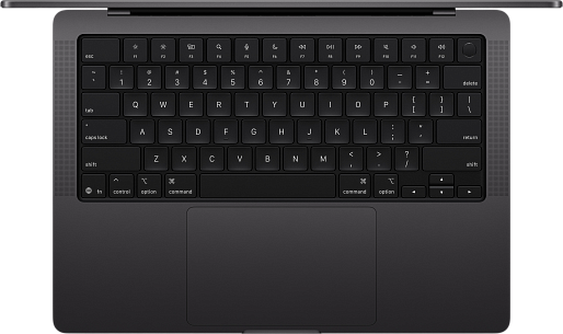 Ноутбук Apple MacBook Pro 14 (M5 Pro, 18C CPU, 20C GPU) 24/2TB (MGDT4) US, английская раскладка (космический черный)