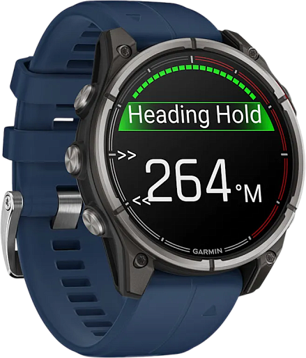 Умные часы Garmin Quatix 8 47mm Amoled Sapphire (синий)