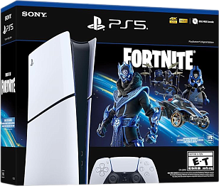 Изображение Sony PlayStation 5 Slim 1ТБ + Fortnite Cobalt Star Bundle