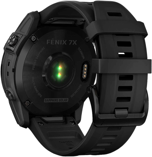 Умные часы Garmin Fenix 7X Sapphire Solar (черный)