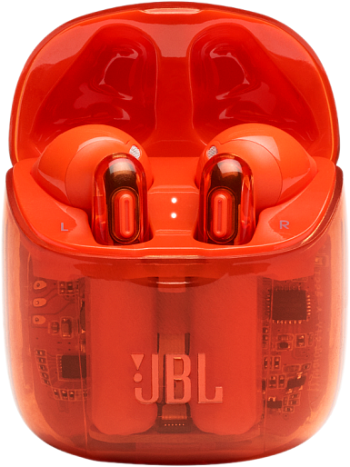 Наушники JBL Tune 225TWS Ghost Edition (оранжевый)