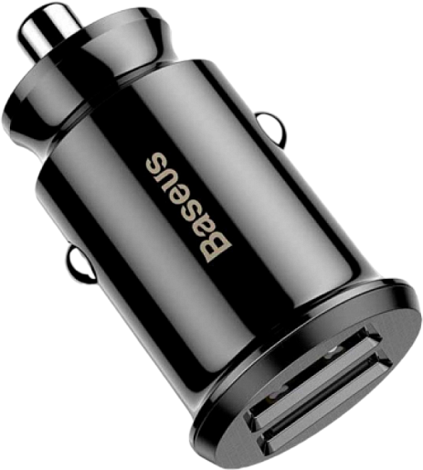АЗУ Baseus Grain Pro Car Charger 3.1A Dual-USB (черный)
