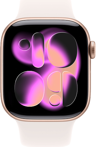 Умные часы Apple Watch Series 11 42mm with Sport Band (розовое золото/розовый) S/M