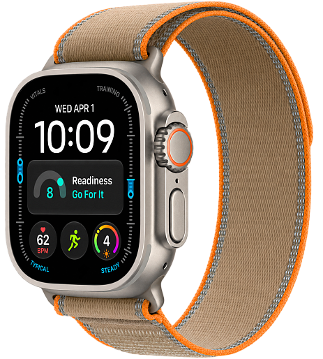 Умные часы Apple Watch Ultra 4 49mm (Natural Titanium Case) with Sand Trail Loop 