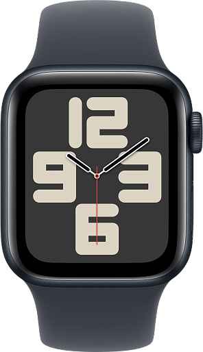 Умные часы Apple Watch SE 2 (2024) 40mm with Sport Band (темная ночь) S/M