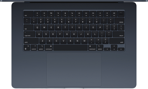 Ноутбук Apple MacBook Air 13 (M3, 2024) 16/256GB (MC8K4) US + гравировка (темная ночь)
