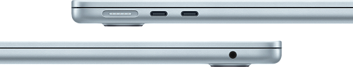 Ноутбук Apple MacBook Air 15 (M4, 2025) 24/512GB (MC7D4) US, английская раскладка (небесный голубой)