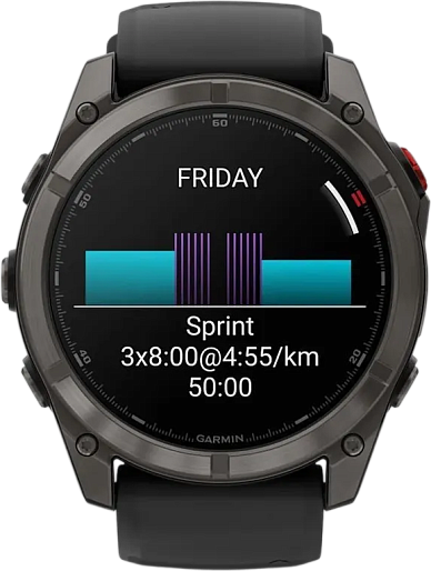 Умные часы Garmin Fenix 8 Pro 51mm Amoled Sapphire DLC (черный/серый)