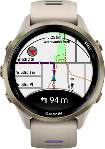 Умные часы Garmin Forerunner 970 (золотой/фиолетовый)