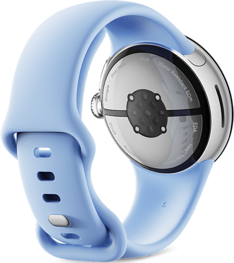 Умные часы Google Pixel Watch 2 Wi-Fi 41mm (серебристый/морской) JP