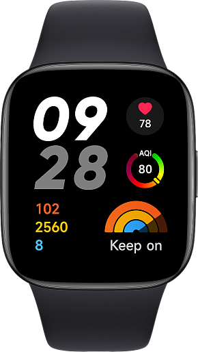 Умные часы Xiaomi Redmi Watch 3 (черный)