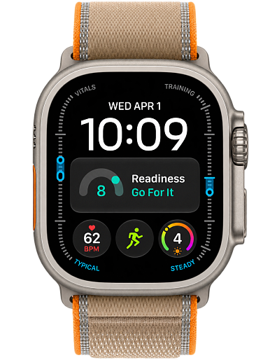 Умные часы Apple Watch Ultra 4 49mm (Natural Titanium Case) with Sand Trail Loop 