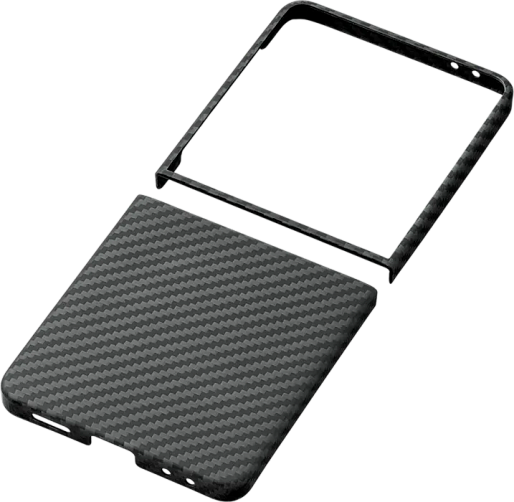 Чехол uBear Supreme для Samsung Galaxy Z Flip 7 (черный)