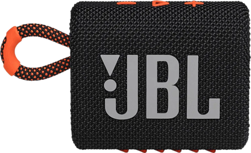 Акустика JBL GO 3 (черный/оранжевый)