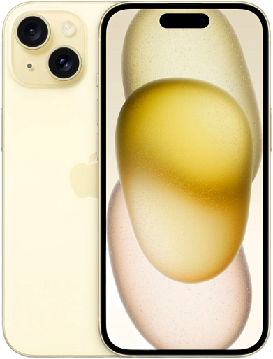 Смартфон Apple iPhone 15 256GB 2 sim (желтый)