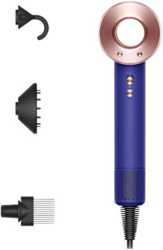 Фен Dyson Supersonic HD07 (розовый/синий)